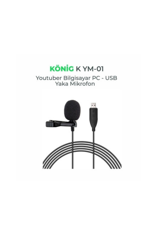 König K-YM 01 USB Yaka Mikrofonu