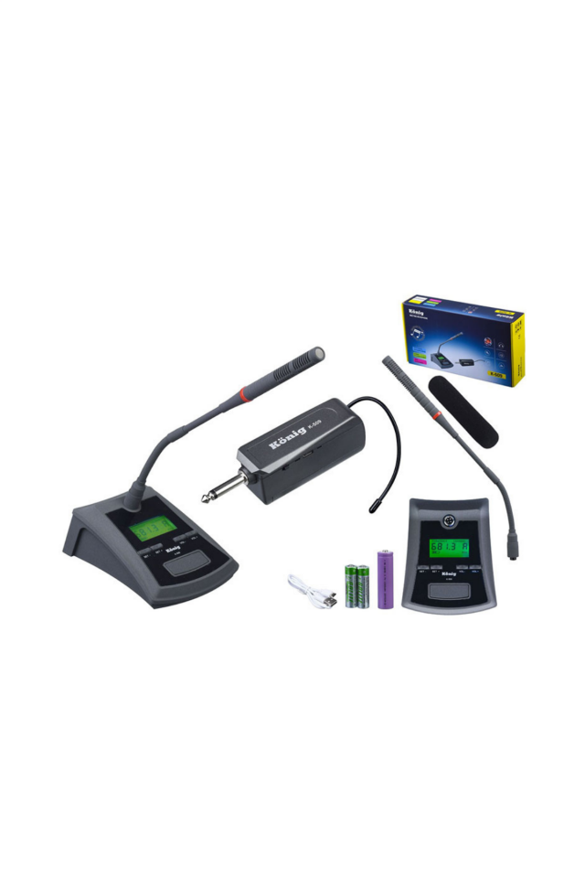 König K-509 Şarjlı Telsiz Kablosuz Kürsü Mikrofonu