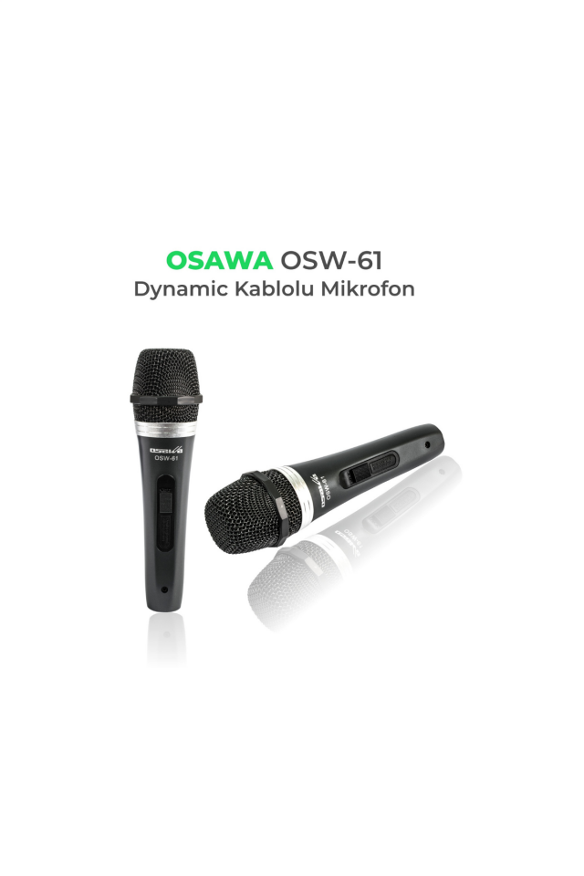 Osawa OSW-61 Dinamik Vokal Mikrofon