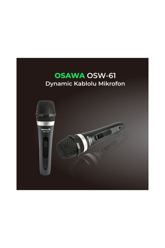 Osawa OSW-61 Dinamik Vokal Mikrofon