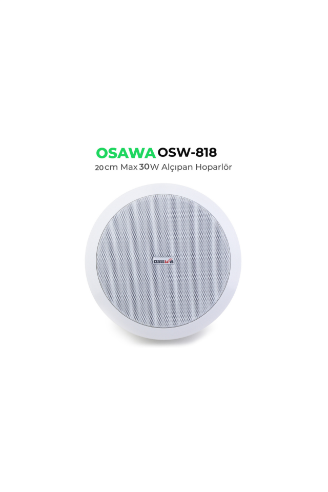 OSW 818 8 inç 30W 8 Ohm Tavan Hoparlör