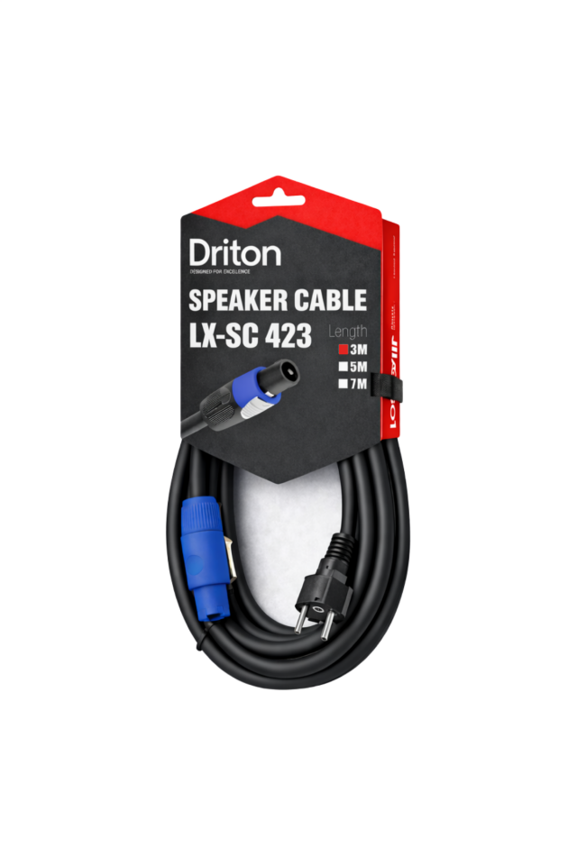 DRİTON LX-SC LX-423 3 METRE SES VE IŞIK SİSTEMİ POWERCON - SPEKON KABLO