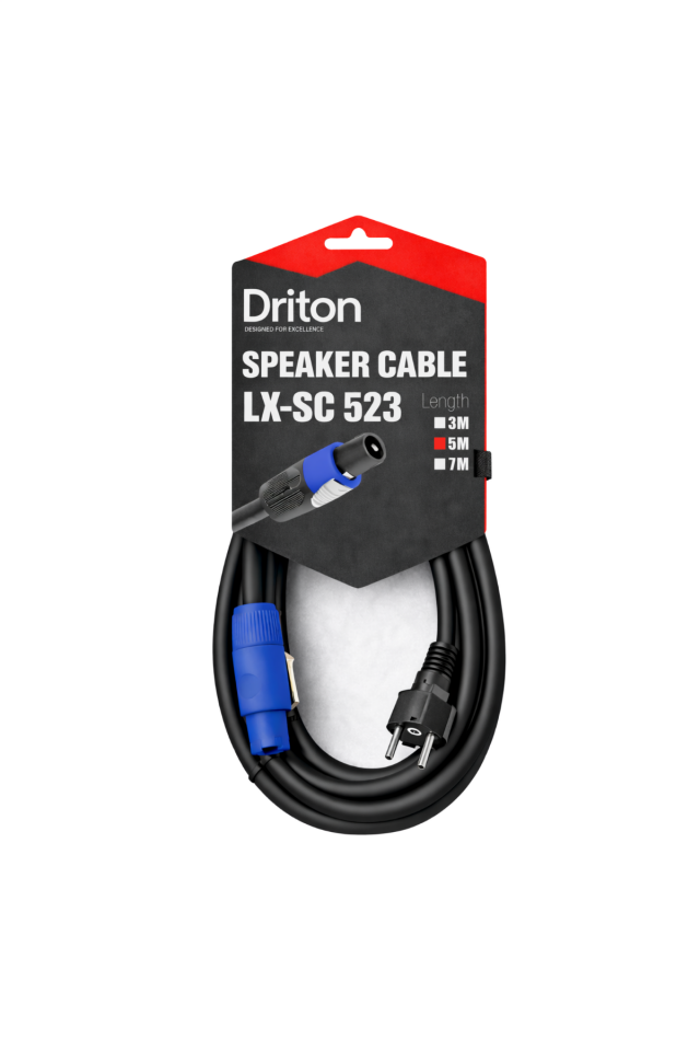 DRİTON LX-SC LX-523 5 METRE SES VE IŞIK SİSTEMİ POWERCON - SPEKON KABLO