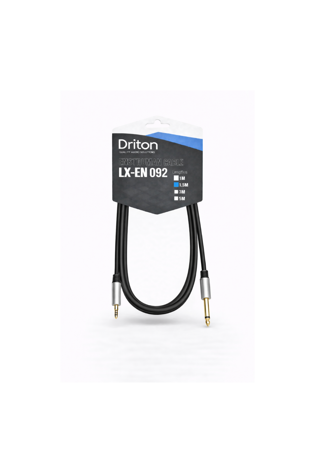 DRİTON LX-EN LX-092 1.5 METRE SES VE IŞIK SİSTEMİ 3.5 STEREO - 6.3 MONO JACK KABLO