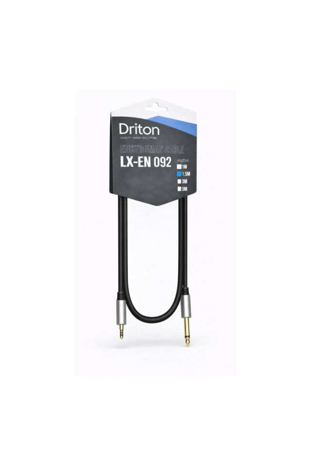 DRİTON LX-EN LX-092 1.5 METRE SES VE IŞIK SİSTEMİ 3.5 STEREO - 6.3 MONO JACK KABLO