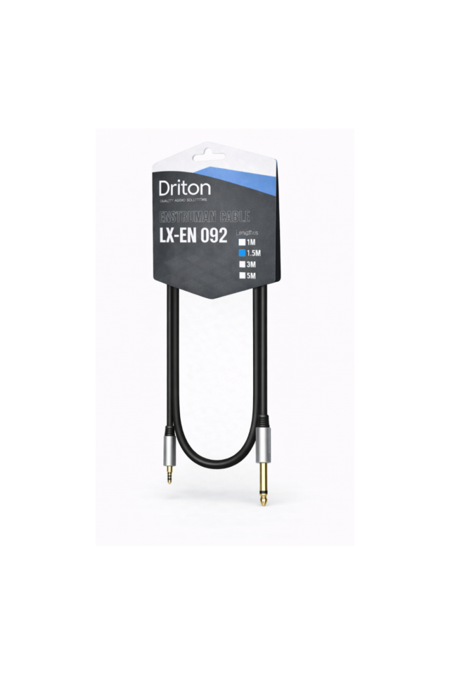 DRİTON LX-EN LX-092 1.5 METRE SES VE IŞIK SİSTEMİ 3.5 STEREO - 6.3 MONO JACK KABLO