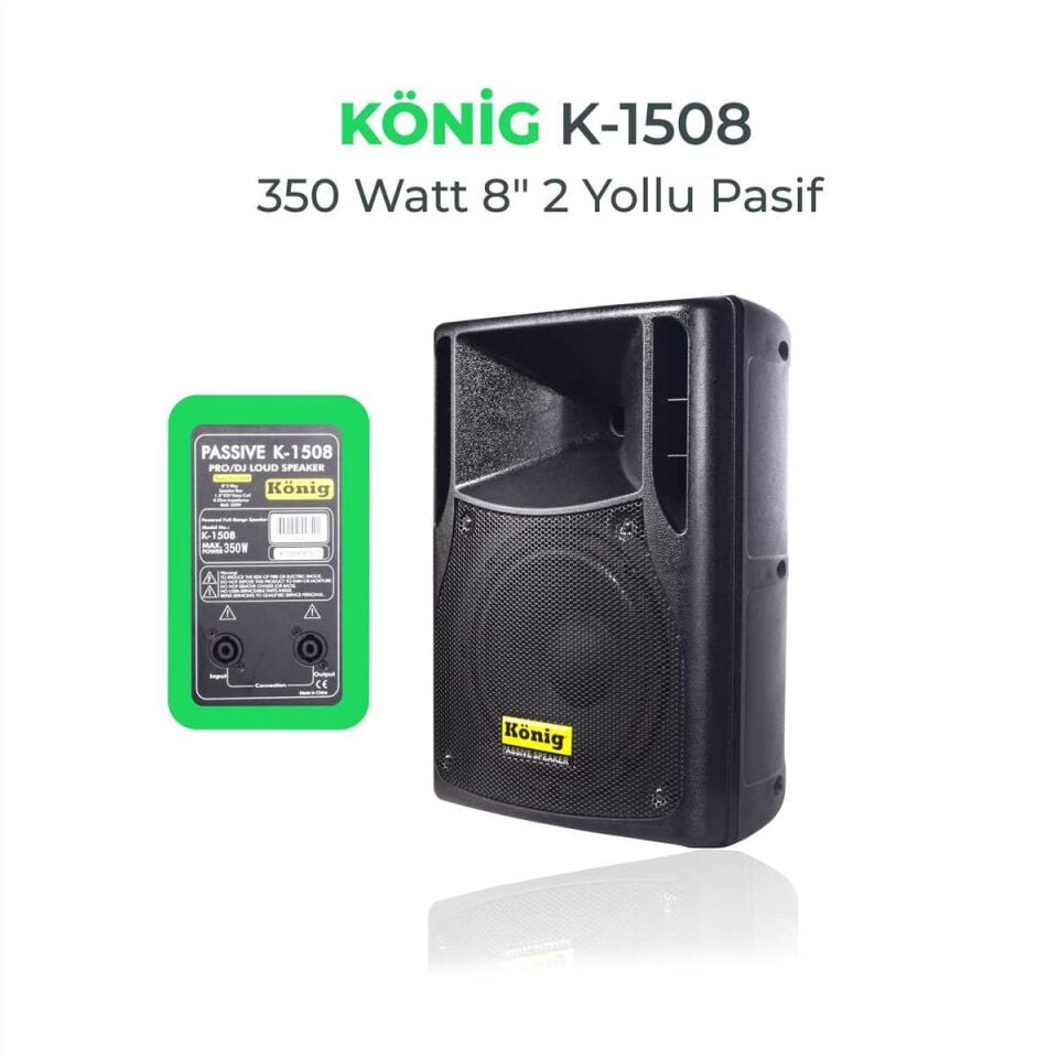 KÖNİG K–1508 PASİF HOPARLÖR MAX 350 WATT PASİF HOPARLÖR