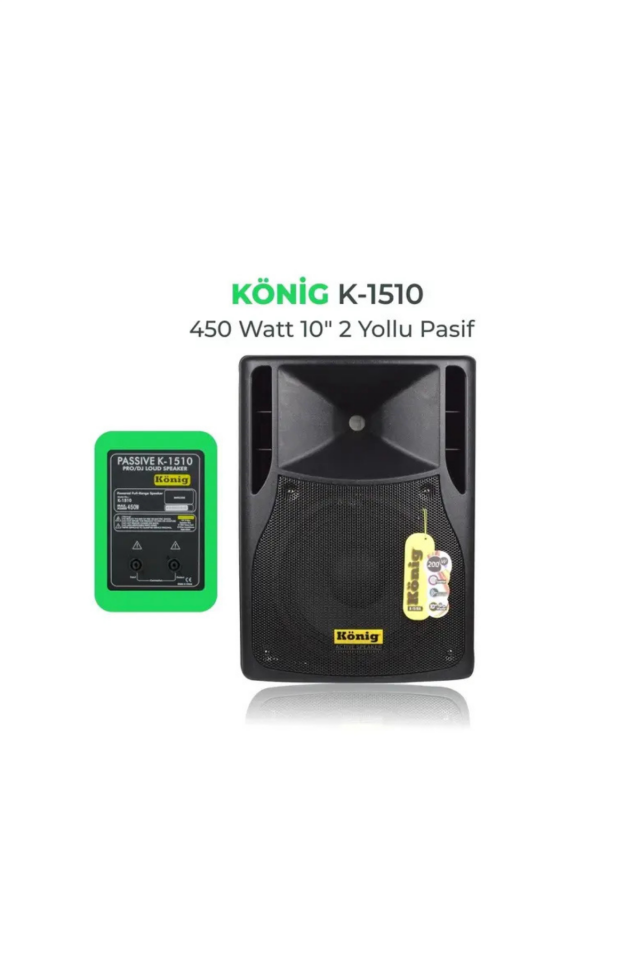 KÖNİG K–1510 PASİF HOPARLÖR MAX 450 WATT PASİF HOPARLÖR