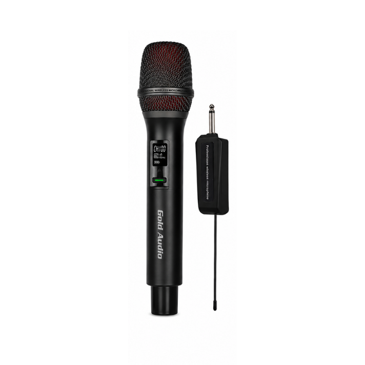 GOLD AUDİO GX-R851 E TEK EL UHF WİRELESS MİKROFON