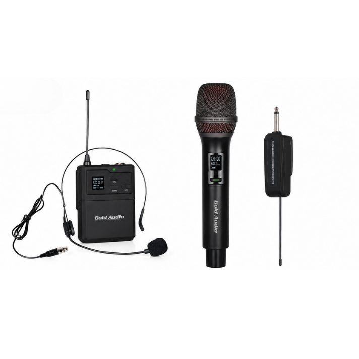 GOLD AUDİO GX-R852 EY TEK EL TEK YAKA UHF WİRELESS MİKROFON