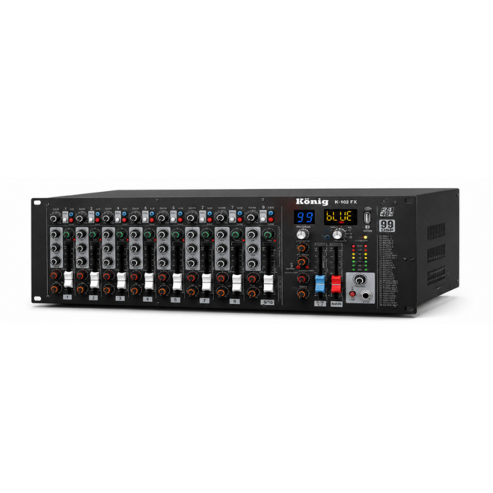 KÖNİG K-102 10 KANAL KÜP DEC MİXER (DIAMOND)