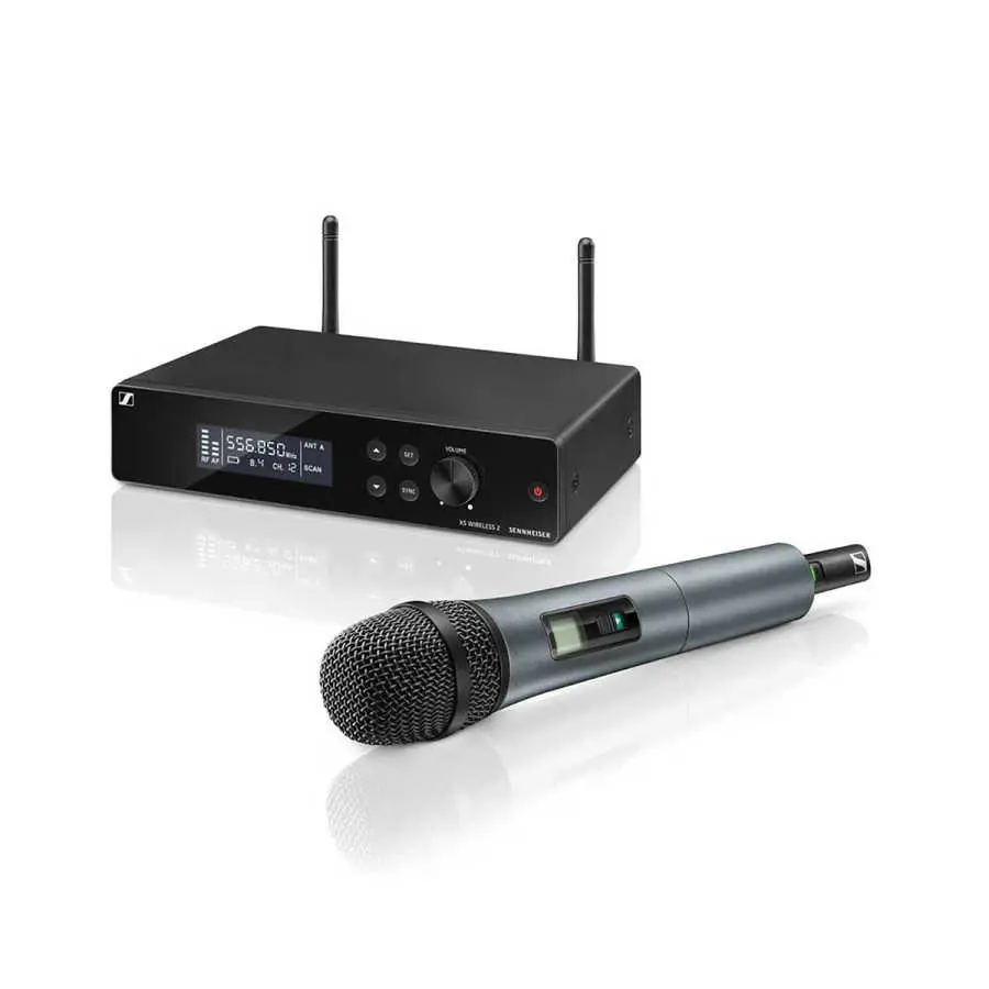 Sennheiser XSW 2-835 Kablosuz El Mikrofonu Seti – Profesyonel UHF Wireless Vokal Mikrofonu
