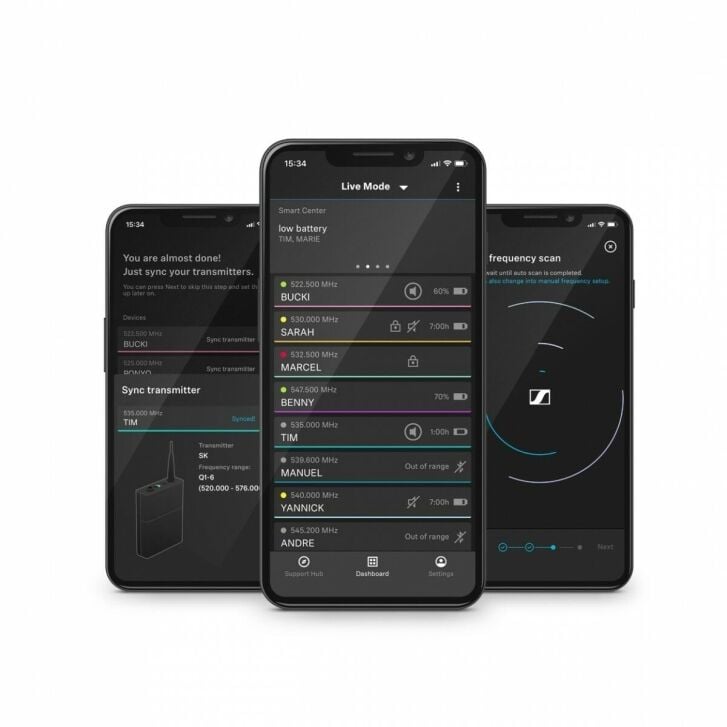 Sennheiser EW-D ME2 Yaka Mikrofonu Seti – Profesyonel Dijital Kablosuz Lavalier Mikrofon Sistemi