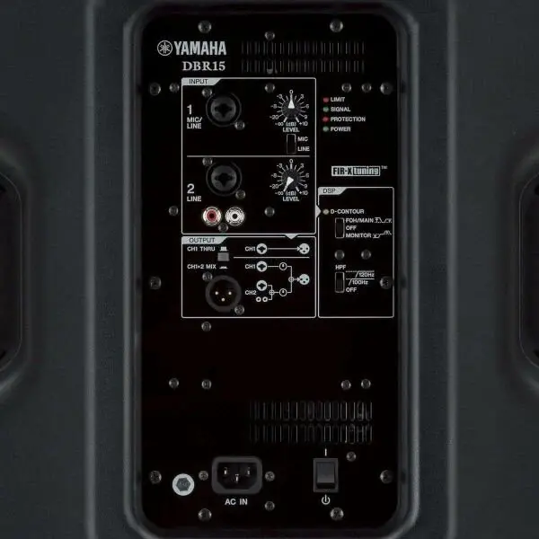 Yamaha DBR15 15 İnç 1000 Watt Aktif Kabin Hoparlör – Profesyonel Powered PA Hoparlör