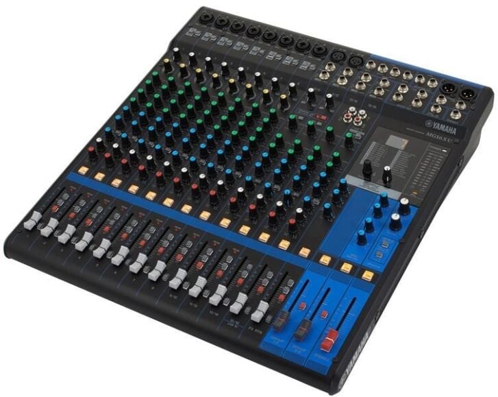 Yamaha MG16XU 16 Kanal Analog Mikser – USB Ses Kartlı Profesyonel Efektli Mikser