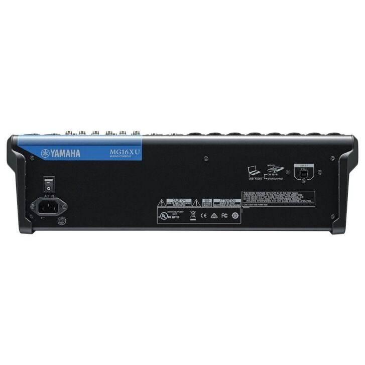 Yamaha MG16XU 16 Kanal Analog Mikser – USB Ses Kartlı Profesyonel Efektli Mikser