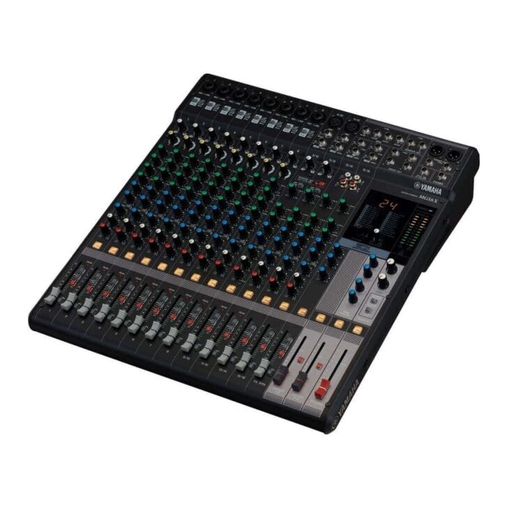 Yamaha MG16X CV 16 Kanal Analog Deck Mikser – Profesyonel Efektli Canlı Ses Mikseri
