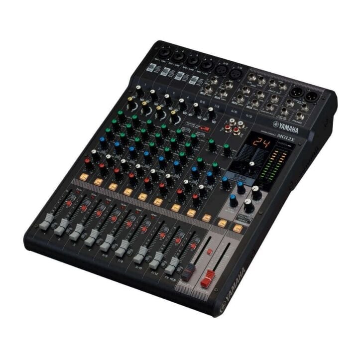 Yamaha MG12X CV 12 Kanal Analog Deck Mikser – Profesyonel Efektli Ses Mikseri