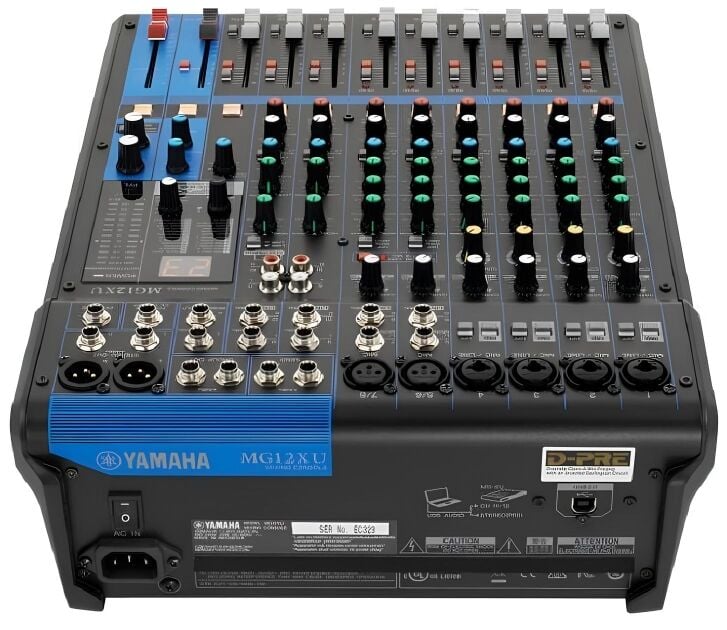 Yamaha MG12XU 12 Kanal Analog USB Mikser – Profesyonel Efektli Ses Mikseri