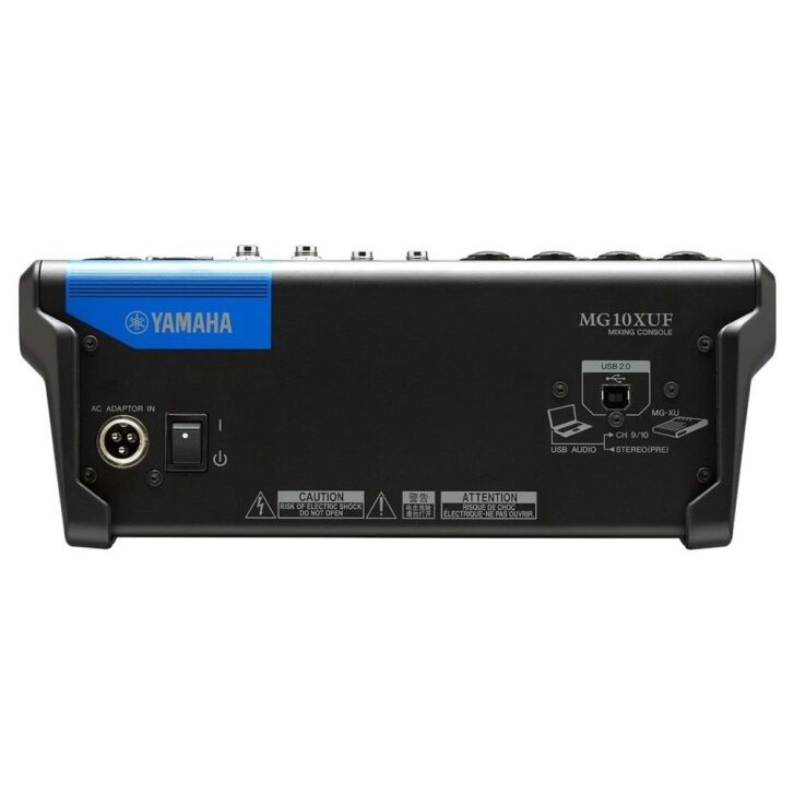 Yamaha MG10XUF 10 Kanal Analog Deck Mikser – USB Ses Kartlı Profesyonel Efektli Mikser