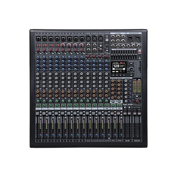 Gold Audio ELITE-GRX 16 16 Kanal Deck Mikser – Profesyonel DSP Efektli Analog Sahne Mikseri