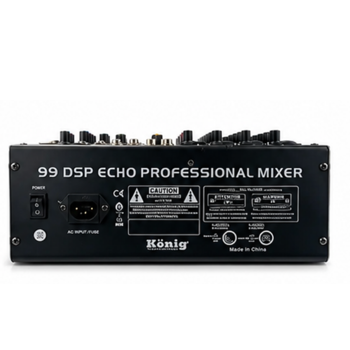 KÖNİG KX-4 4 Kanal Deck Mikser – USB, Bluetooth ve DSP Efektli Profesyonel Analog Mikser