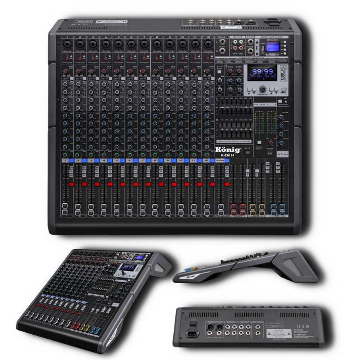 KÖNİG K-EM 14 14 KANAL DECK MİXER