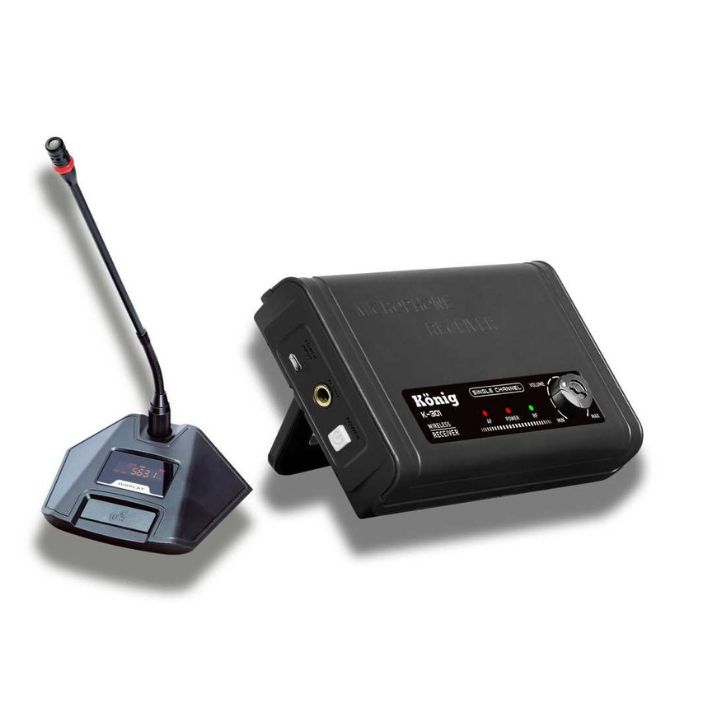 KÖNİG K-301 UHF TEK KANAL KÜRSÜ MİKROFON
