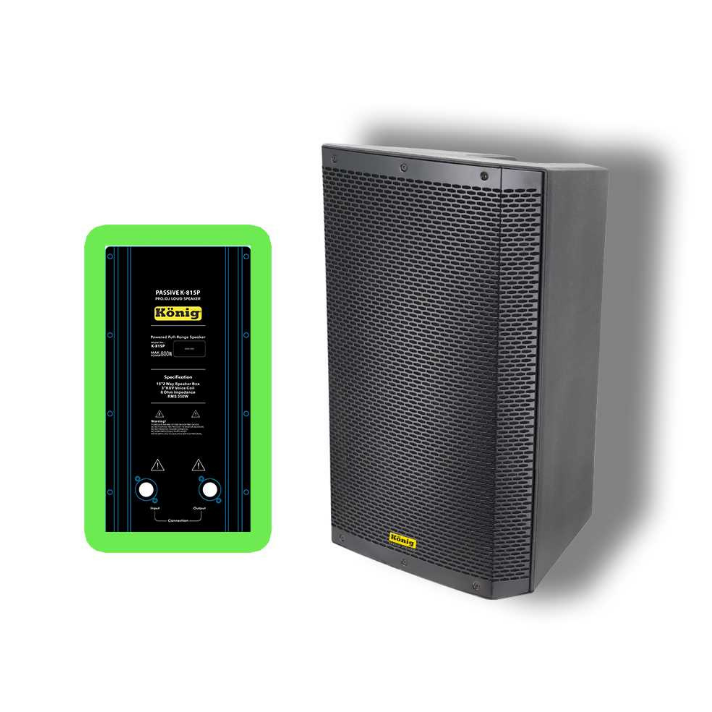KÖNİG K-815 15'' 800W PASİF KABİN