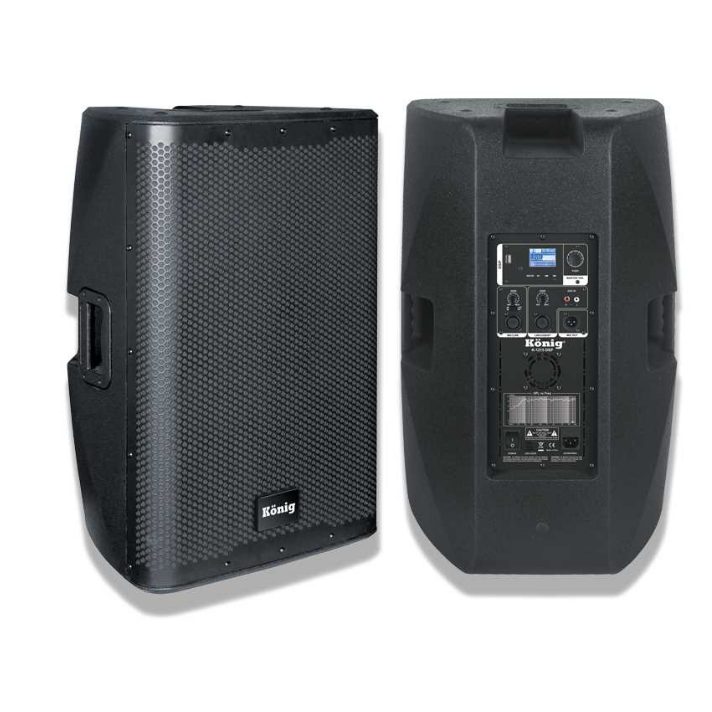 KÖNİG K-1215 DSP 15'' 1200W AKTİF KABİN