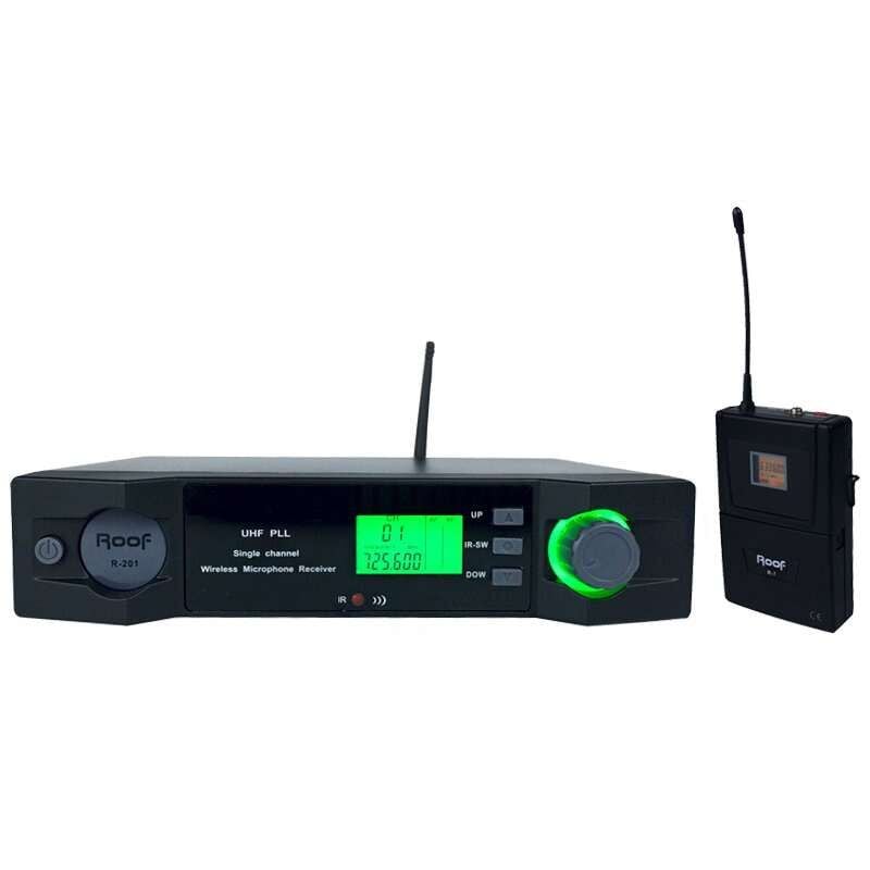 ROOF R 201 YAKA UHF Wireless Telsiz Yaka Mikrofonu
