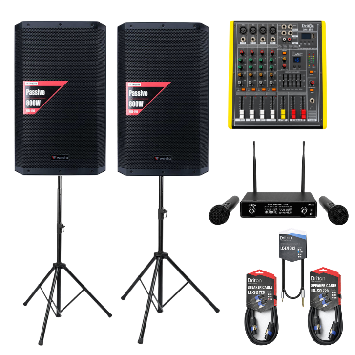 SET-01 15INC 10 PARÇALIK SET HOPARLÖR SET