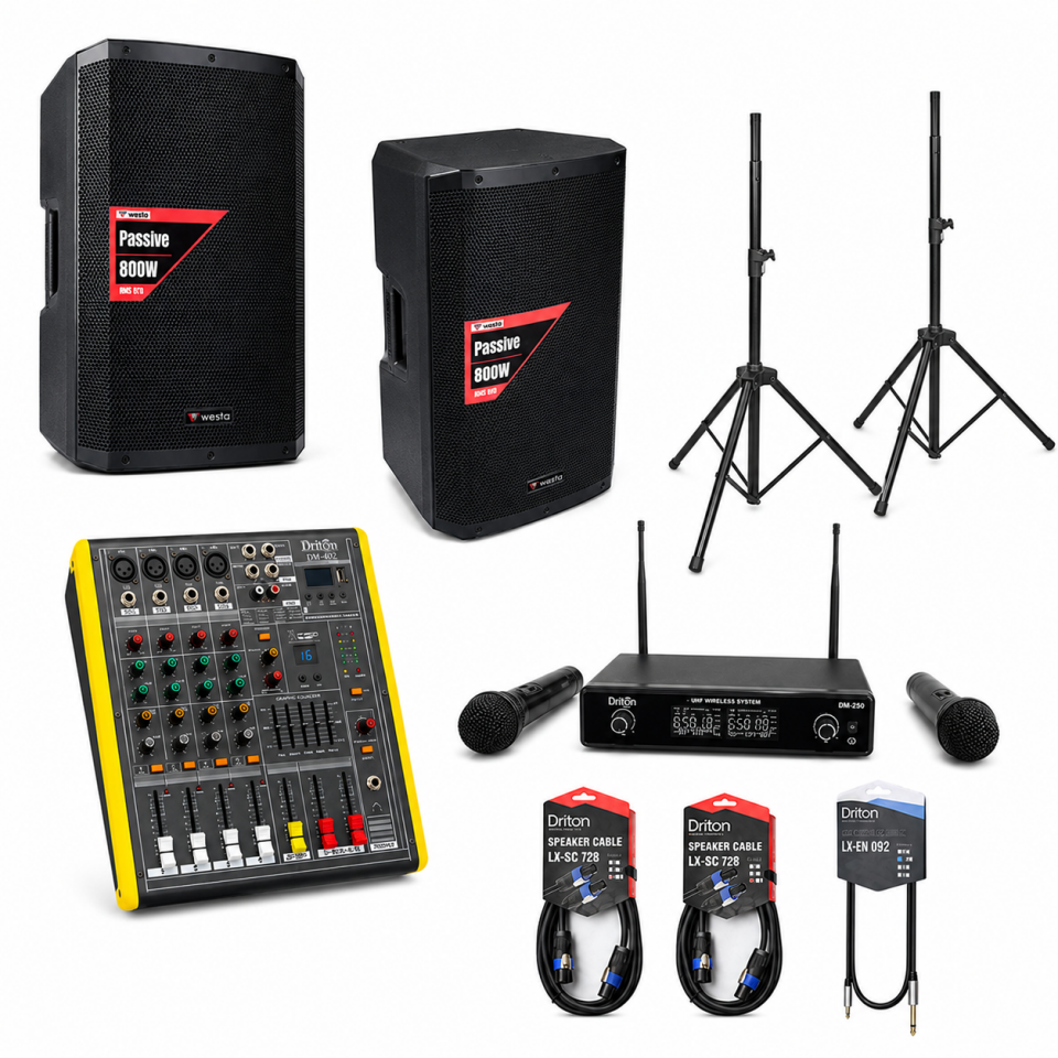 SET-01 15INC 10 PARÇALIK SET HOPARLÖR SET