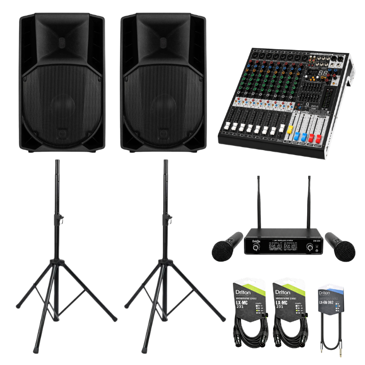 SET-02 RCF 10 PARÇALIK HOPARLÖR SET