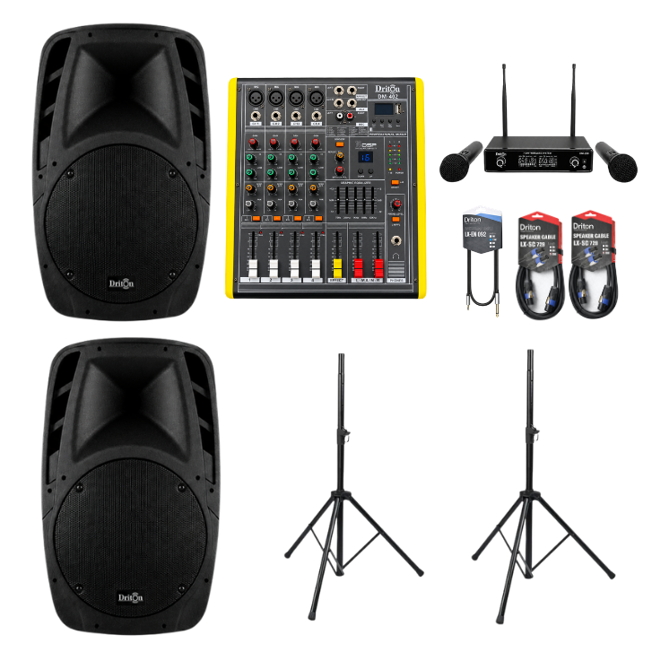 SET-04 12 INC 10 PARÇALIK PASİF HOPARLÖR SET
