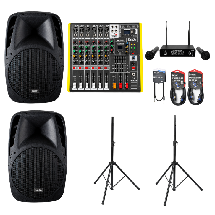 SET-05 15 INC 10 PARÇALIK PASİF HOPARLÖR SET