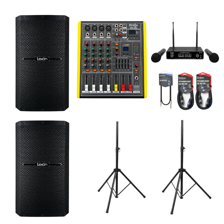 SET-07 15INC 9 PARÇALIK PASİF HOPARLÖR SET