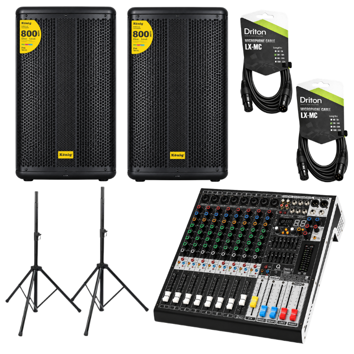 SET-08 15INC 7 PARÇALIK AKTİF HOPARLÖR SET