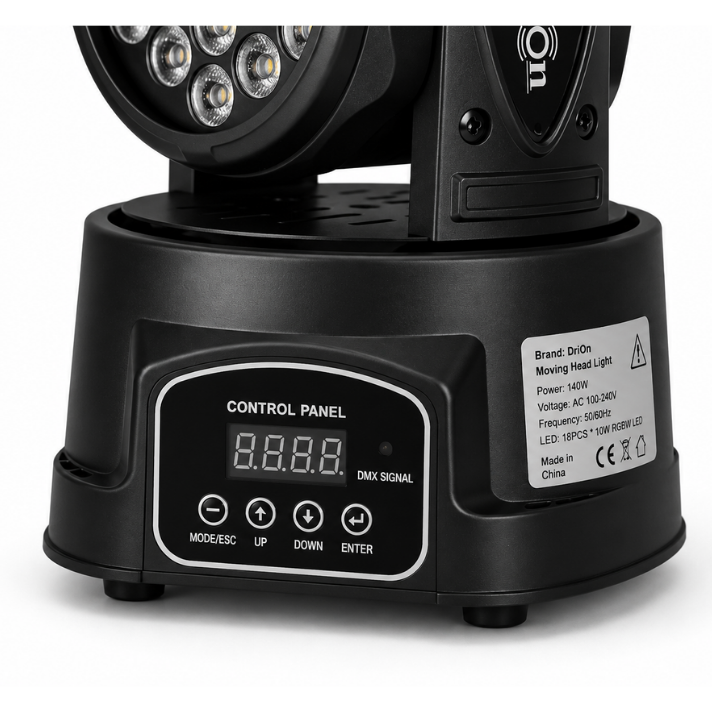 DRİTON SPB-019 MİNİ WASH BOYAMA MOVİNG HEAD IŞIK ROBOTU