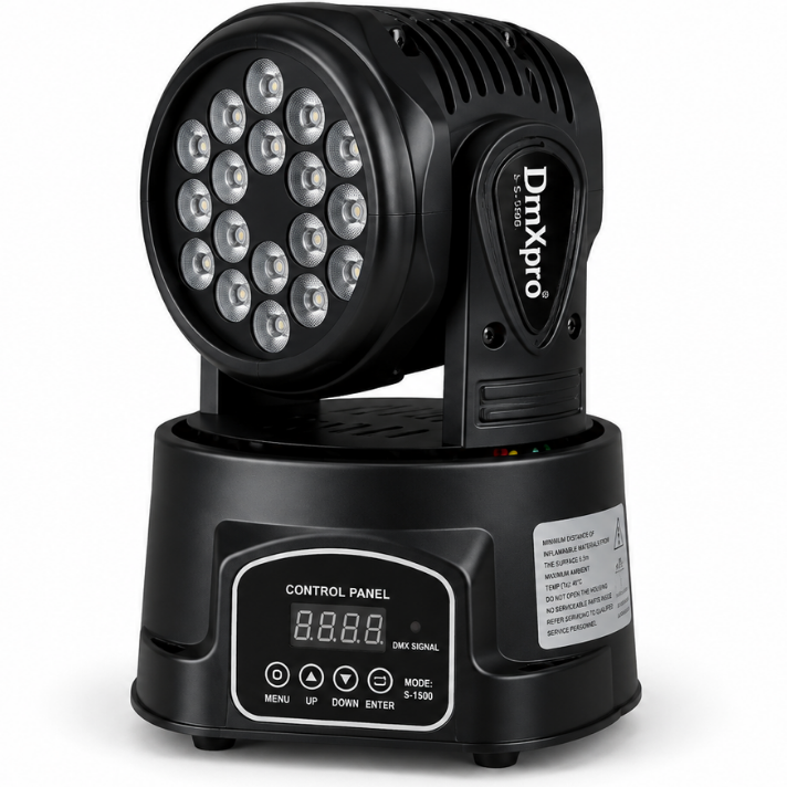 DRİTON SPB-019 MİNİ WASH BOYAMA MOVİNG HEAD IŞIK ROBOTU