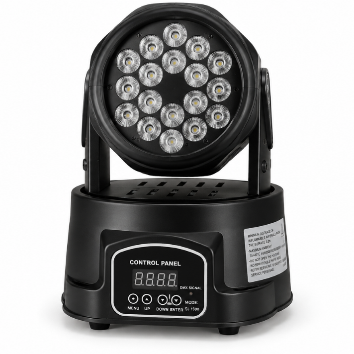 DRİTON SPB-019 MİNİ WASH BOYAMA MOVİNG HEAD IŞIK ROBOTU
