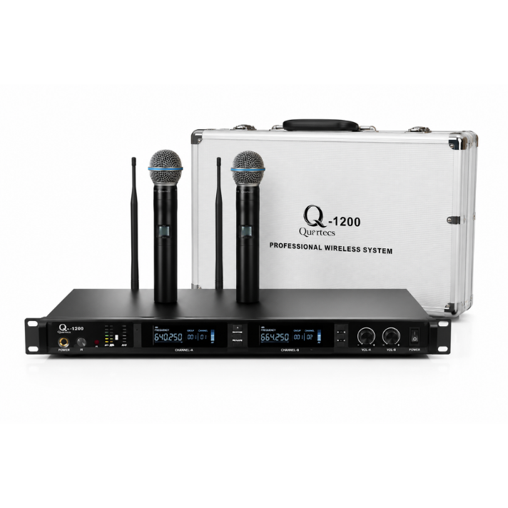 QURTES Q-1200 2 EL MİKROFON