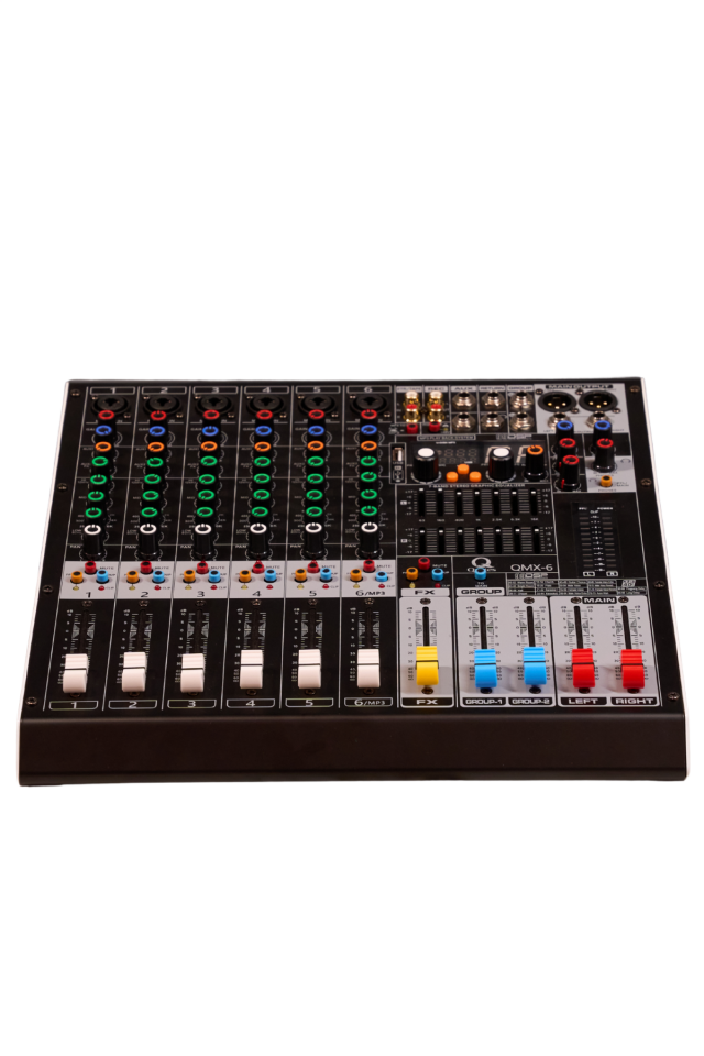 QURTES QMX-6 6KANAL DECK MİKSER
