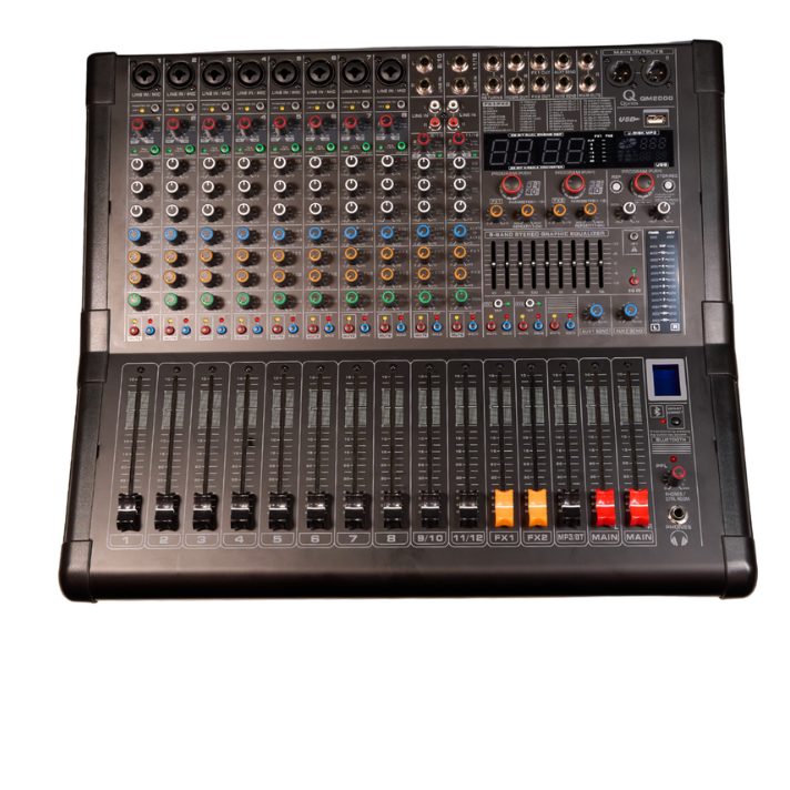 QURTES QM-2000 12KANAL DECK MİKSER