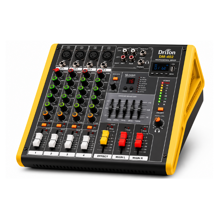 DRİTON DM-402 4KANAL POWER MİKSER 2*400 WATT