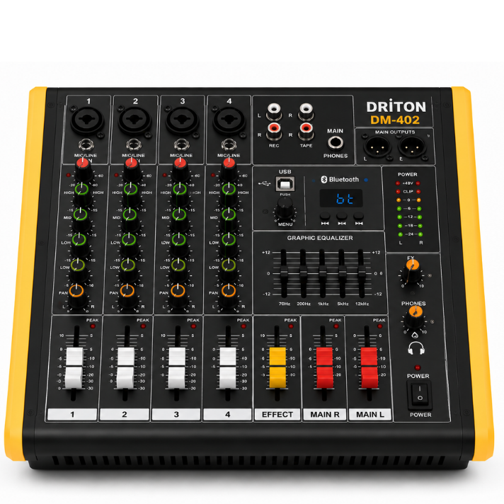 DRİTON DM-402 4KANAL POWER MİKSER 2*400 WATT