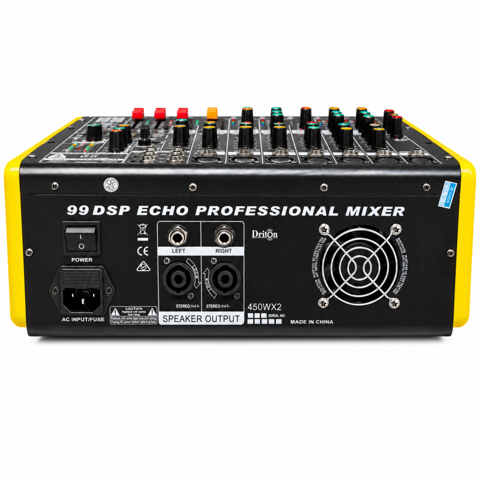 DRİTON DM-602 6KANAL POWER MİKSER 2*450 WATT