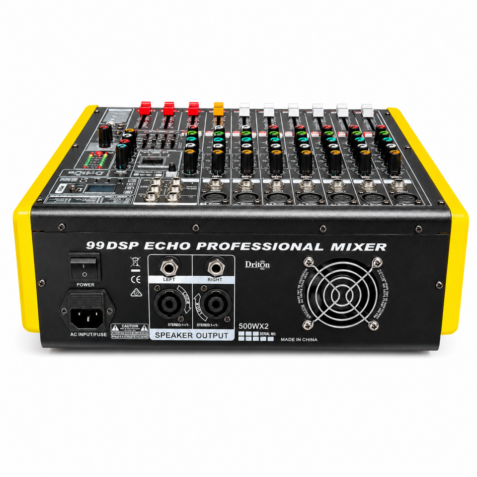 DRİTON DM-802 8KANAL POWER MİKSER 2*500 WATT