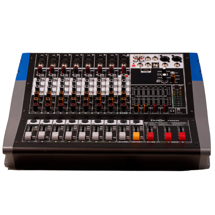 DRİTON PM-8650 8KANAL POWER MİKSER 2*650 WATT