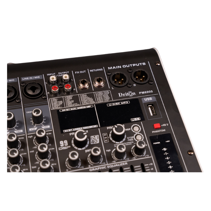 DRİTON PM-8900 8KANAL POWER MİKSER 2*450 WATT